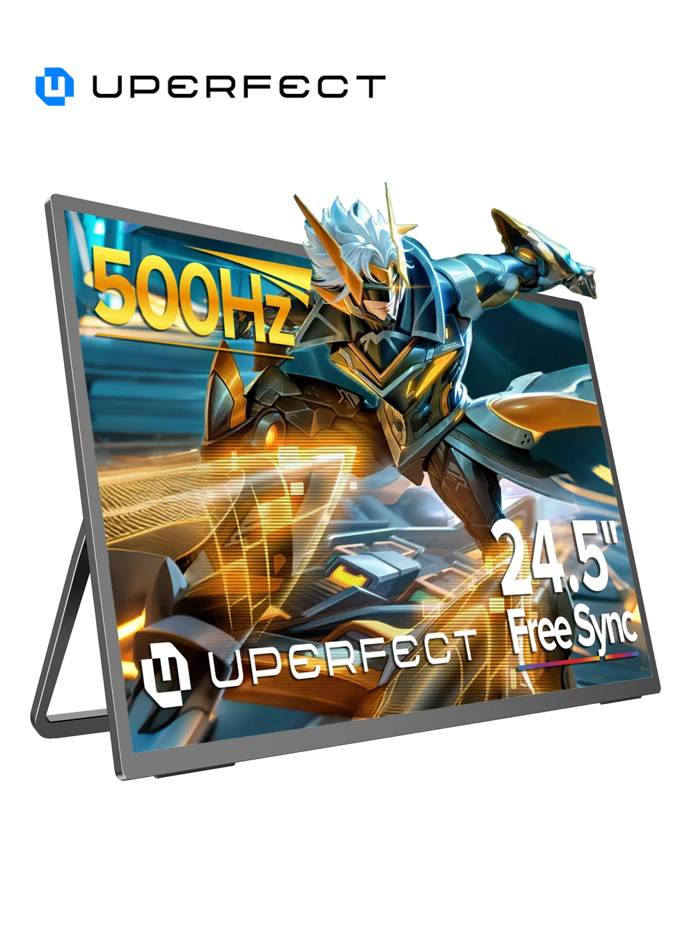 UPERFECT 24.5` 500Hz 휴대용 감시자 16:9 IPS 스크린 게임 감시..