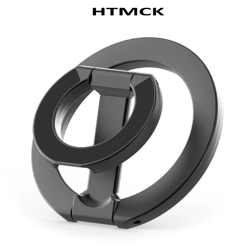 Versatile Magnetic Phone Ring Grip and Kickstand - Portable Smartphone Holder Accessory