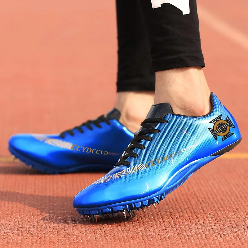 Running Shoes for Men and Women, Kids Track and Field Nails Sneakers, Students Sports Shoes, Plus Size 35-45