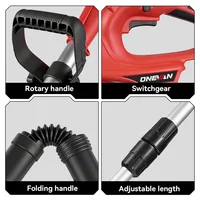 ONEVAN 10 pouces tondeuse à gazon électrique sans brosse 36000 tr/min coupe gazon sans fil outil électrique de jardin pour Makita 18V batterie broche 4