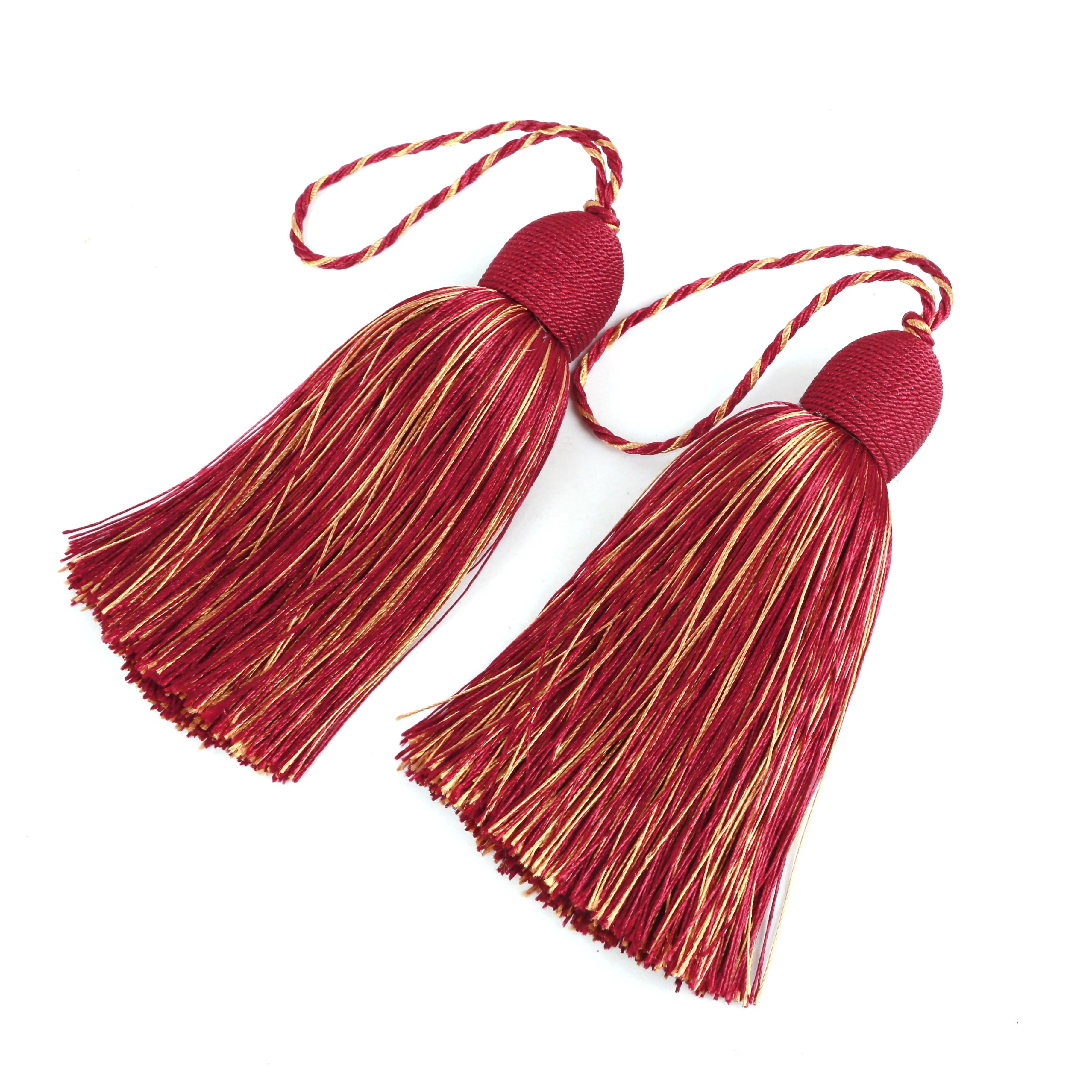 1PC Fringe Trim 28cm Handgemachte Quasten Schlüssel Zubehör für Schmuck DIY Tasche Ohrringe Machen Zu Hause Wohnzimmer Dekorative – Detail 7