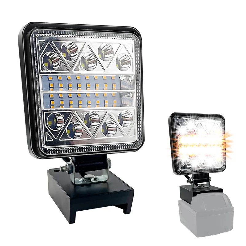 

4 Inch Cordless LED Work Light for Dewalt/Milwaukee 18V 20V Li-ion Battery Portable Handheld Flashlight Outdoor Emergency Light