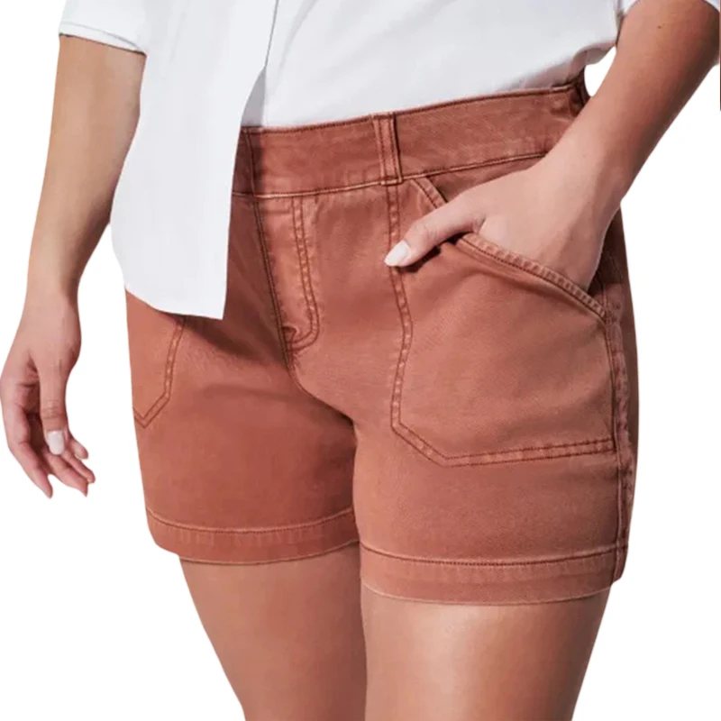 Denim Shorts Hot Girl Retro Skinny Jeans Women's Hot Pants Small High Waist Sexy A-Line Straight Shorts