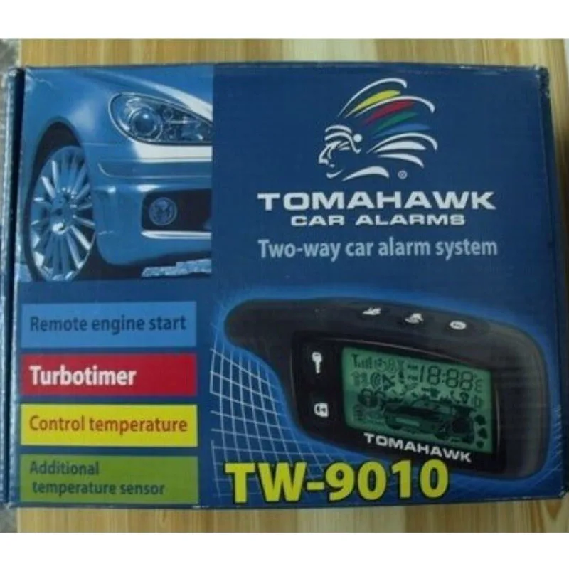 

Tw-9010 Russian English version for Original Russia two way car alarm system tomahawk tw9010, LCD Remote Control Key Fob tw-9010