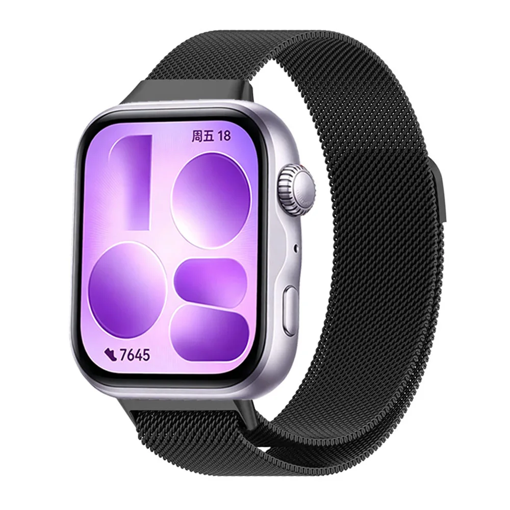 Elegant Metal Milanese Loop Strap - Magnetic Lightweight Bracelet Band