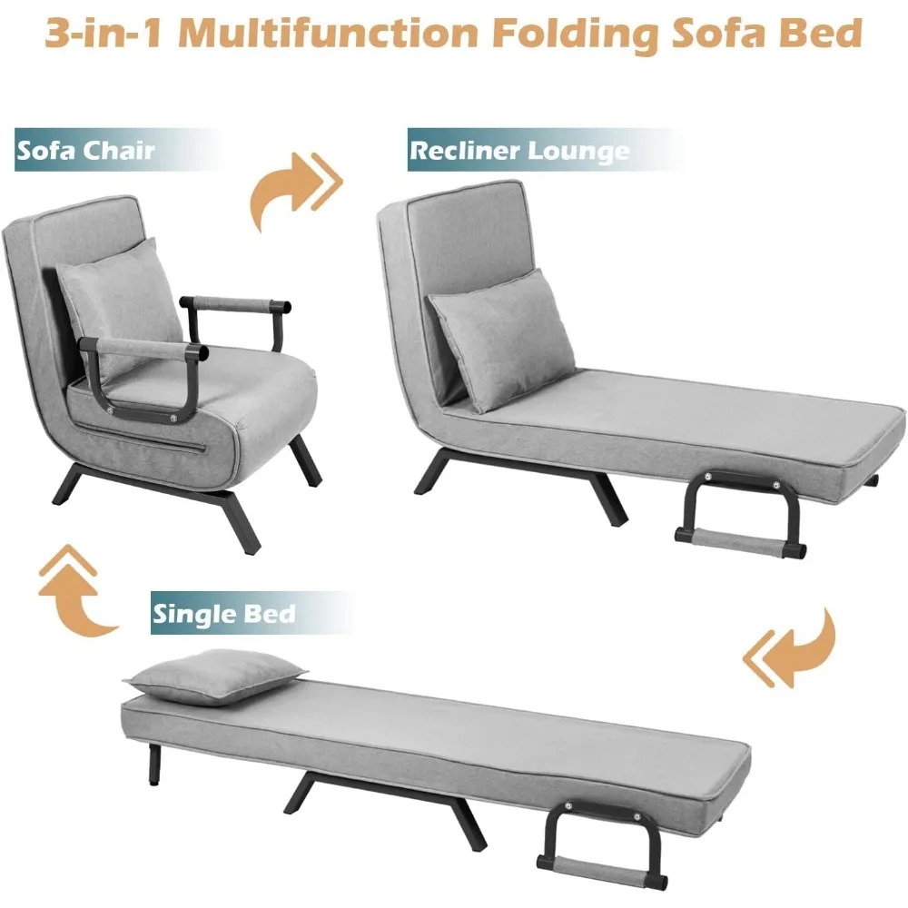 Adjustable Multi-Functional Sofa Bed 4