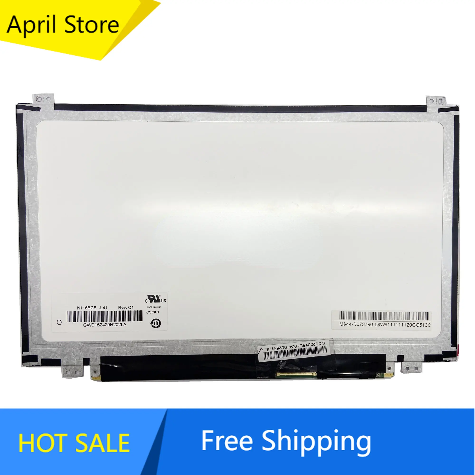 

Free Shipping N116BGE-L41 N116BGE-L42 N116B6-L04 M116NWR1 R0 B116XW03 V.2 11.6'' Laptop LCD Screen Panel LVDS 40 Pins