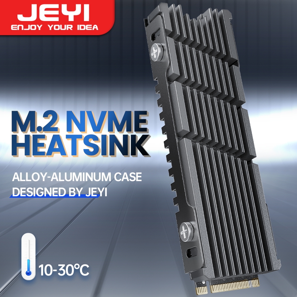 JEYI Cooler II M.2 NVME Radiator Patented Design Magnesium Aluminum Alloy Efficient Radiator