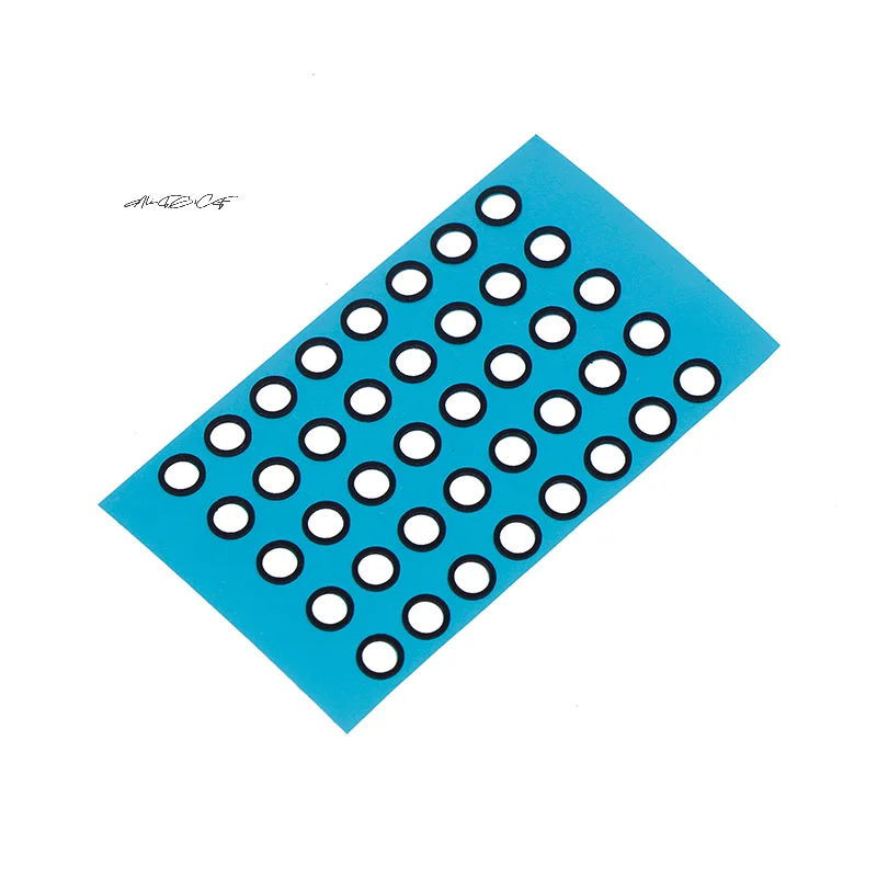 40Pcs 안티 먼지 방지 차폐 폼 가스켓 스폰지 수리 부품 전면 후면 카메라 고무 장치 유지 보수 용 스폰지 교체