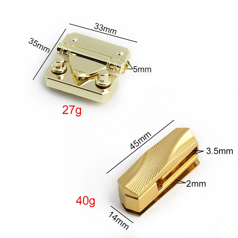 Moon,Round Shape Metal Push Lock Clasp Press Locks For Leather Craft Women Shoulder Bags Handbag Twist Turn Lock DIY Accessories