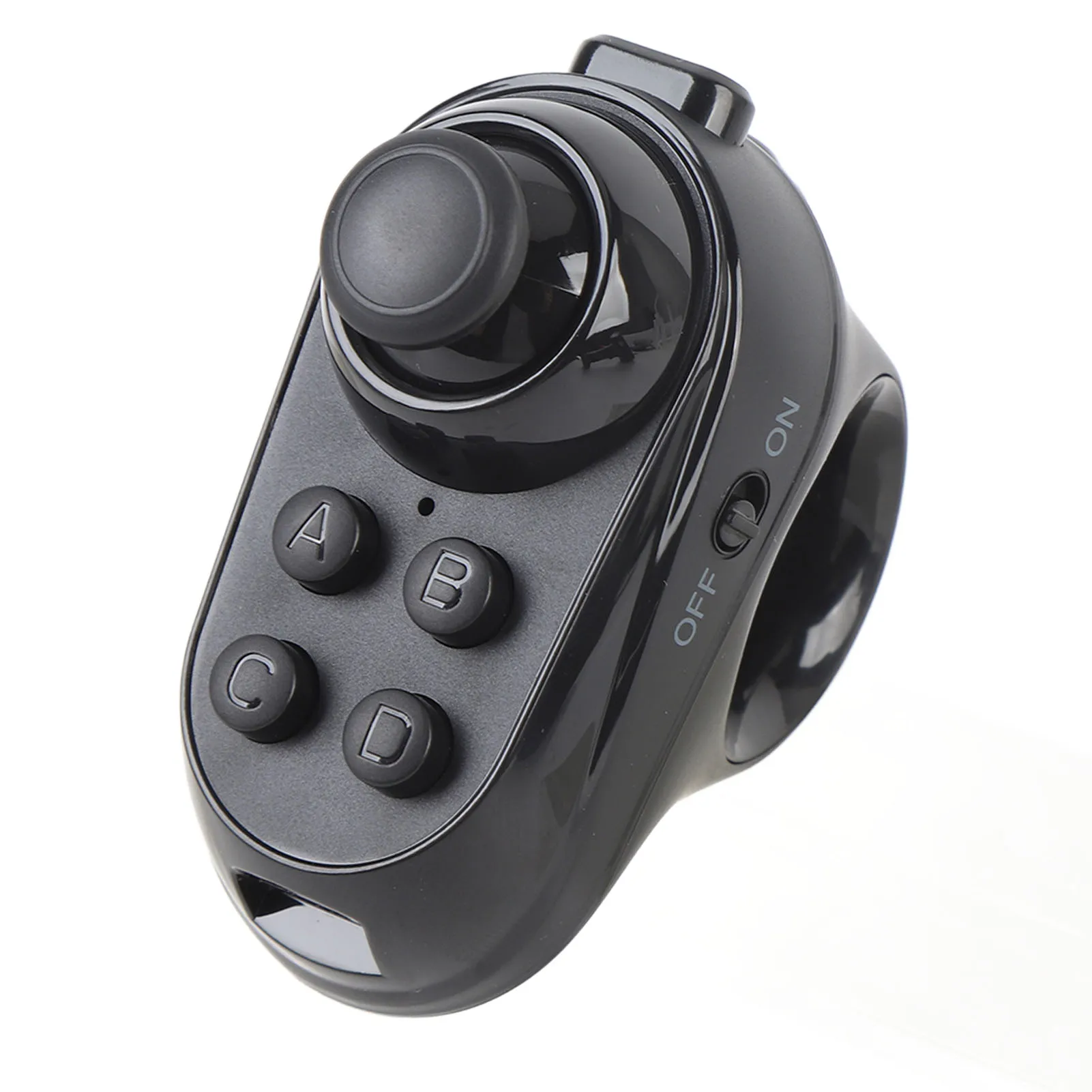 반지 모양 블루투스 VR 원격 컨트롤러 태블릿 노트북 스마트 폰 셀카 페이지 뒤집기를위한 무선 게임 패드 조이스틱
