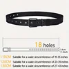 Men Belts Fashion Casual studded Belts Canvas Nylon Webbing Tactical Belt High Quality Sports Strap waistband BF01 6