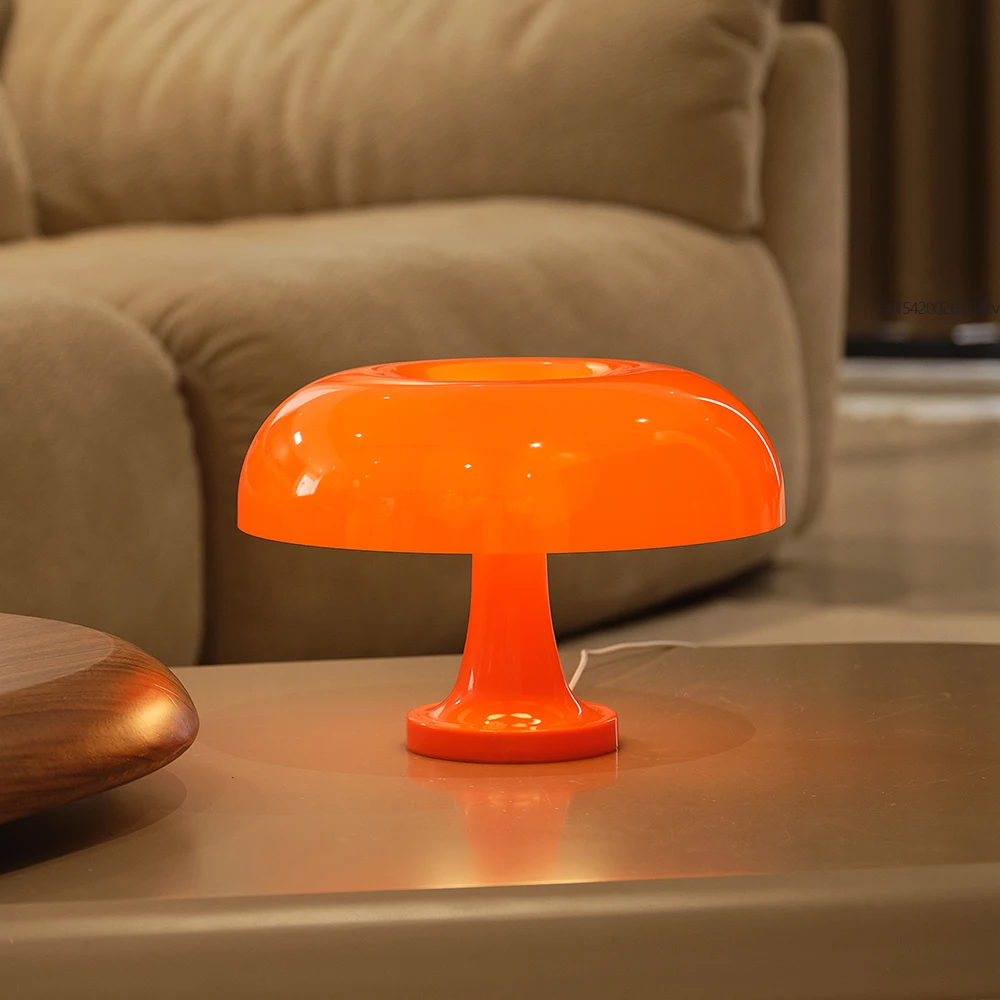 Lampe de table de chambre à coucher classique, lampe de chevet, designer danois, lampe de table décorative orange, moderne et facile, Kevin Art 2