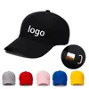 Customize Men Caps Custom Baseball Cap Women Tennis Hats Print Or Embroidery Logo Text Casual Hats Black Cap Visors Hats 1