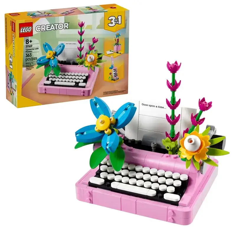 LEGO CREATOR 3w1 31169 Maszyna do pisania z kwiatami z Polski za $23.37 / ~86zł