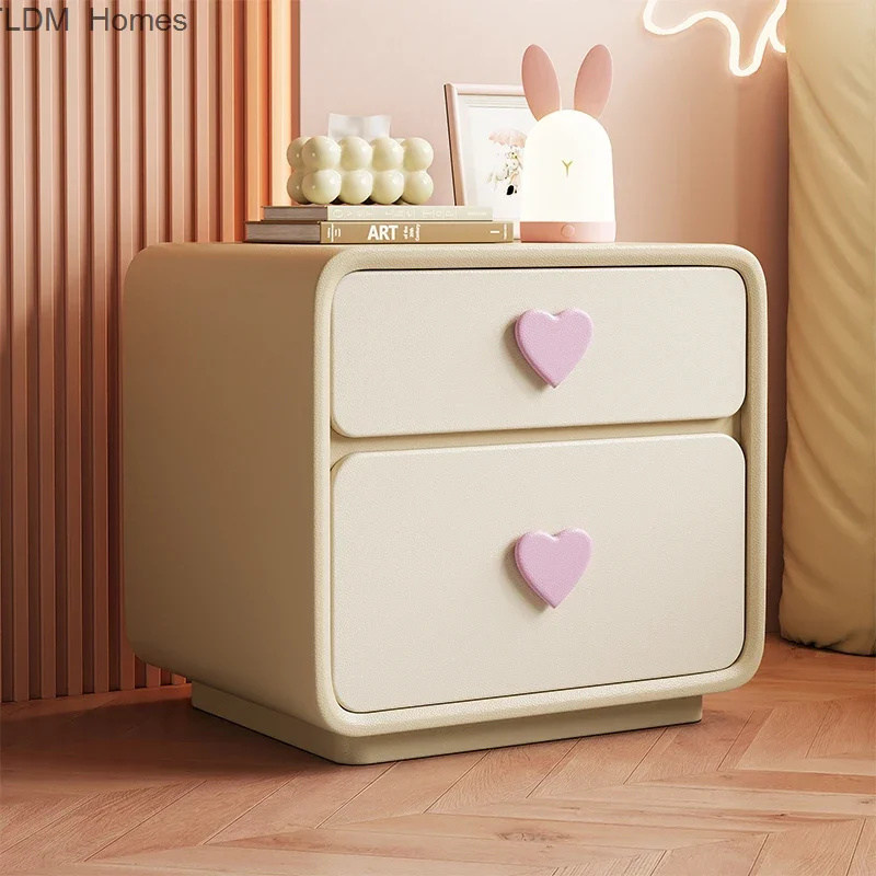 Aesthetic-Cute-Bedside-Storage-Girl-Luxury-Kawaii-Bedside-Table-Trendy ...