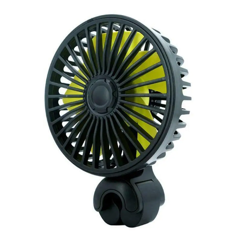 

Usb Car Headrest Fan Mini Rear Seat 3-speed Adjustable Air Cooling Blowing Fans Plug And Play F407