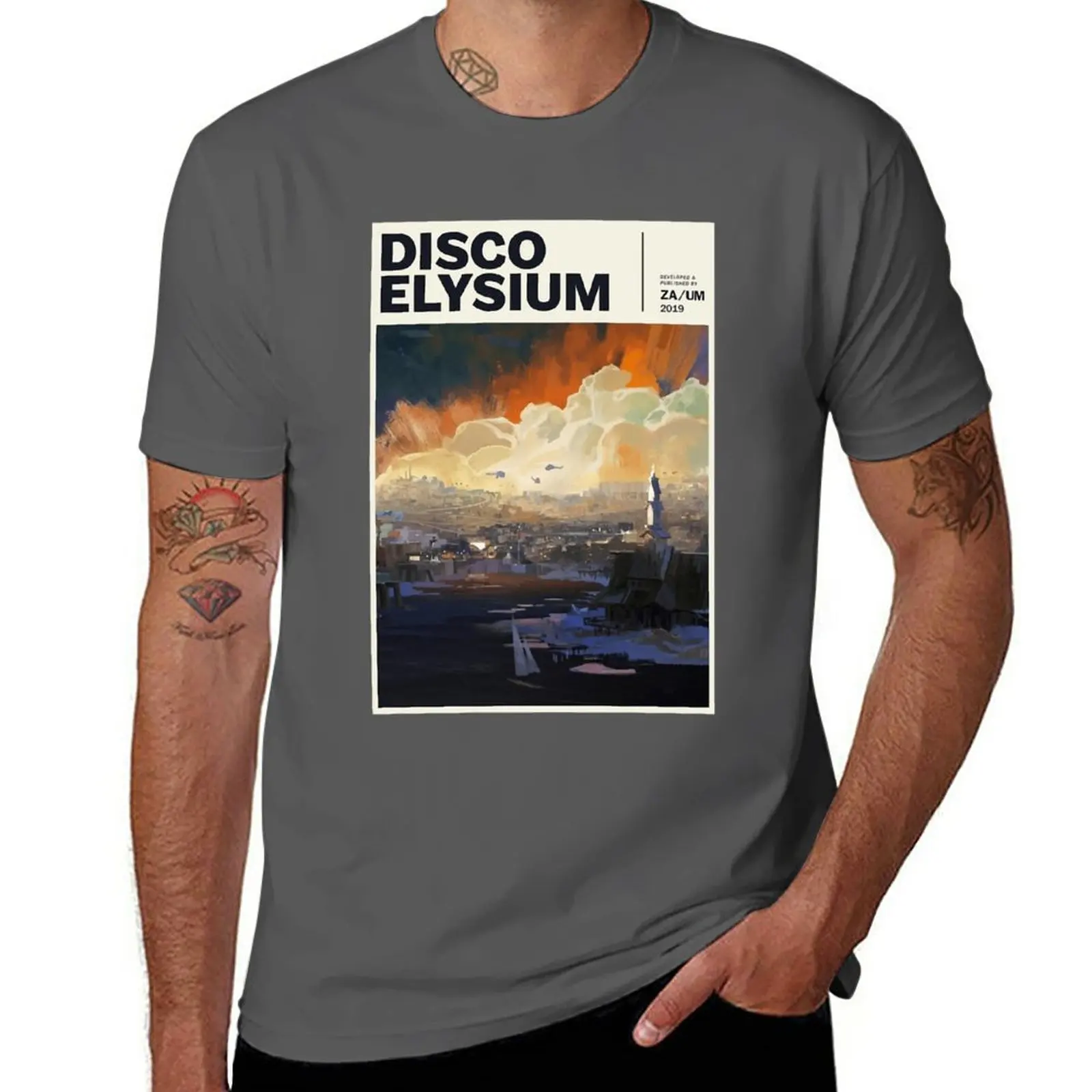 

Women Men Disco Gaming Elysium Gifts For Movie Fans T-Shirt shirts graphic tees funnys quick drying men t shirts
