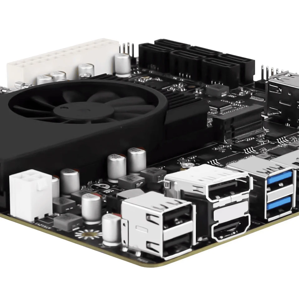 Scheda Madre Industriale N150 Per NAS – 4 Core, 4 Thread, 4x2.5G I226, 6xSATA, DDR5, Mini-ITX 17x17 Cm - 5