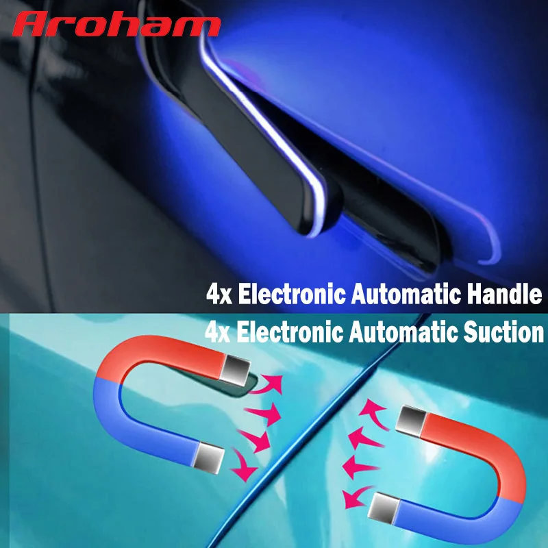 Aroham Electronic Automatic Handlebar Door Handles Digital Electronic Suction Door Automatic To