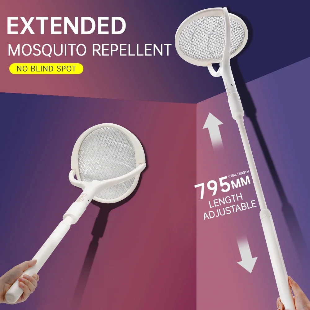 3500V 5 In1 Mosquito Killer Lamp Angolo Multifunzionale Regolabile Bug Zapper Elettrico Usb Ricaricabile Mosquito Fly Bat Swatter