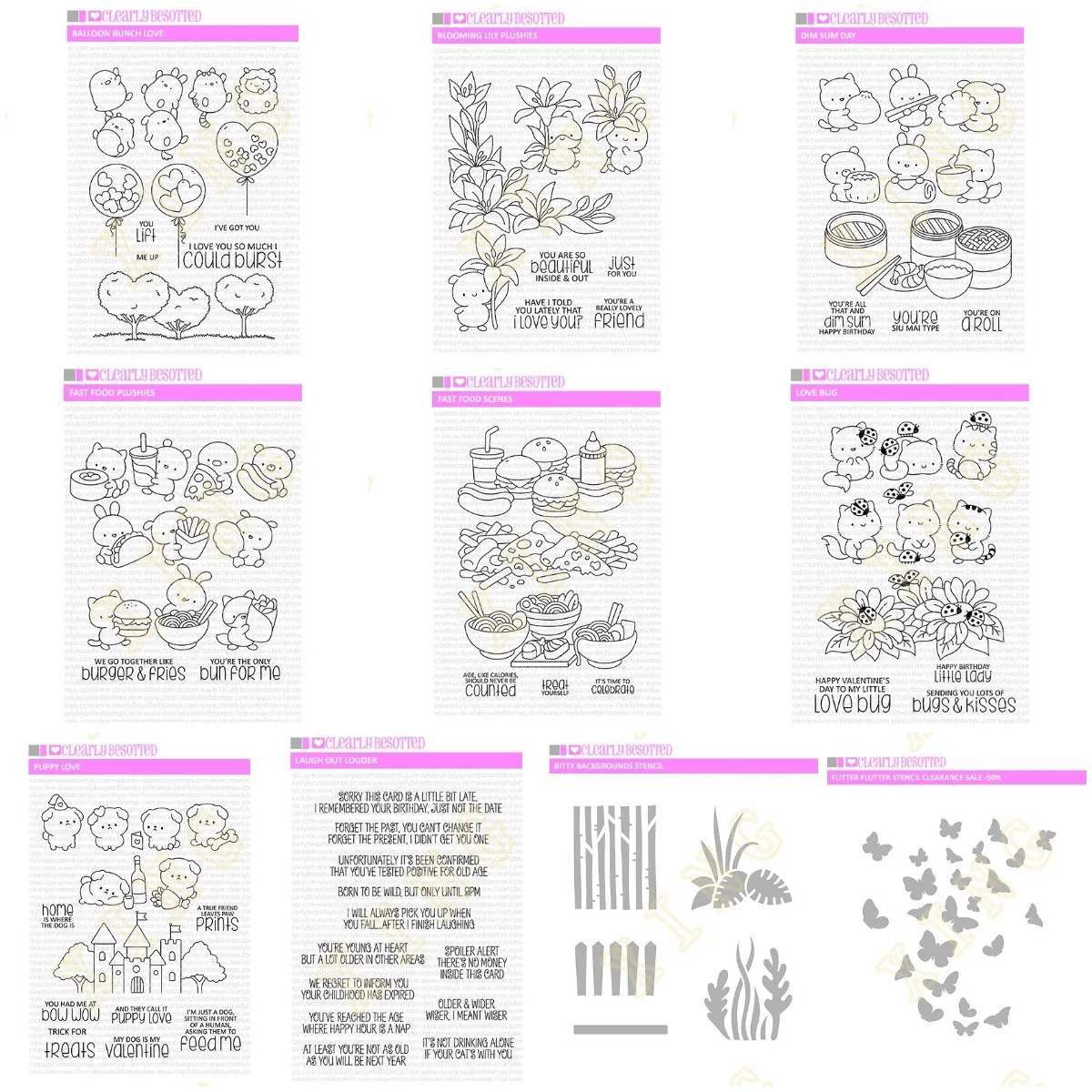 

Balloon Bunch Love Flowers Valentine's Day Metal Cutting Dies Stamps Stencil for Scrapbook Diary Decoration Embossing Template