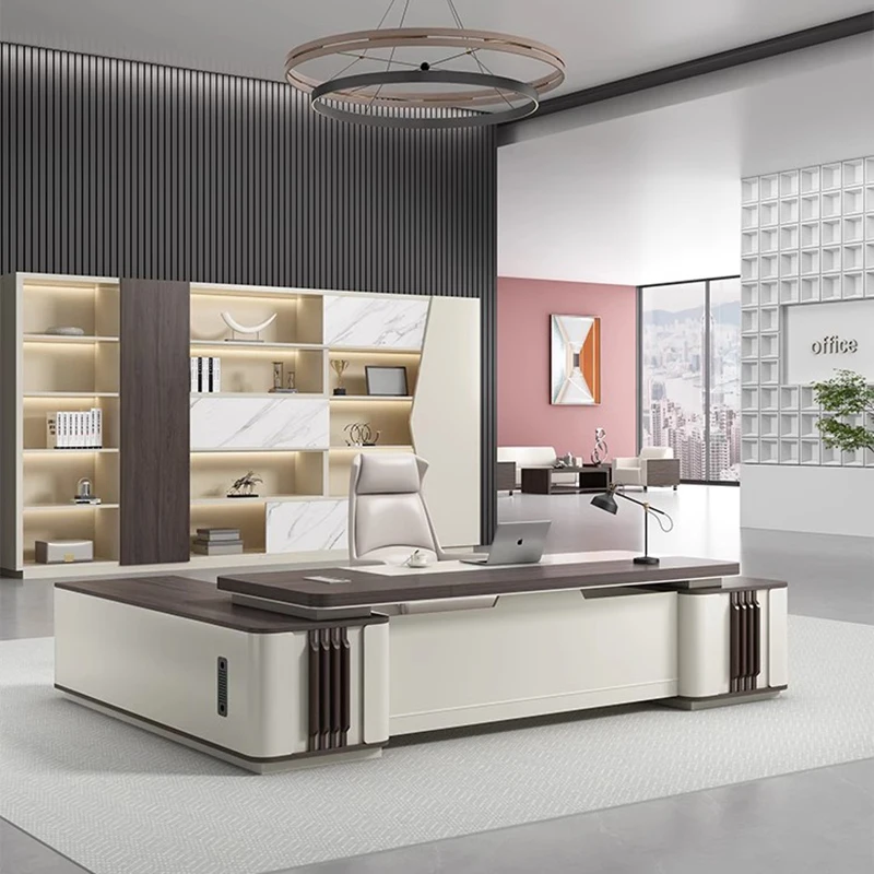 Executive Modern Office Desk Work Luxury Standing Meeting Console Corner Office Desk Desktop Mesa De Escritorio Mobili Per La Casa