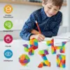 Snake Cube Puzzles Twist Toys Large 24 Wedges Sensory Toy Brain Teaser Fidget Toys Magic Snake Cube Gift for Kids Adults Party 2