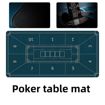 휴대용 라운드 포커 테이블 매트 플란넬 표면텍사스 홀덤 포커 테이블 천 가족 파티 게임 포커 액세서리 새로운 디자인