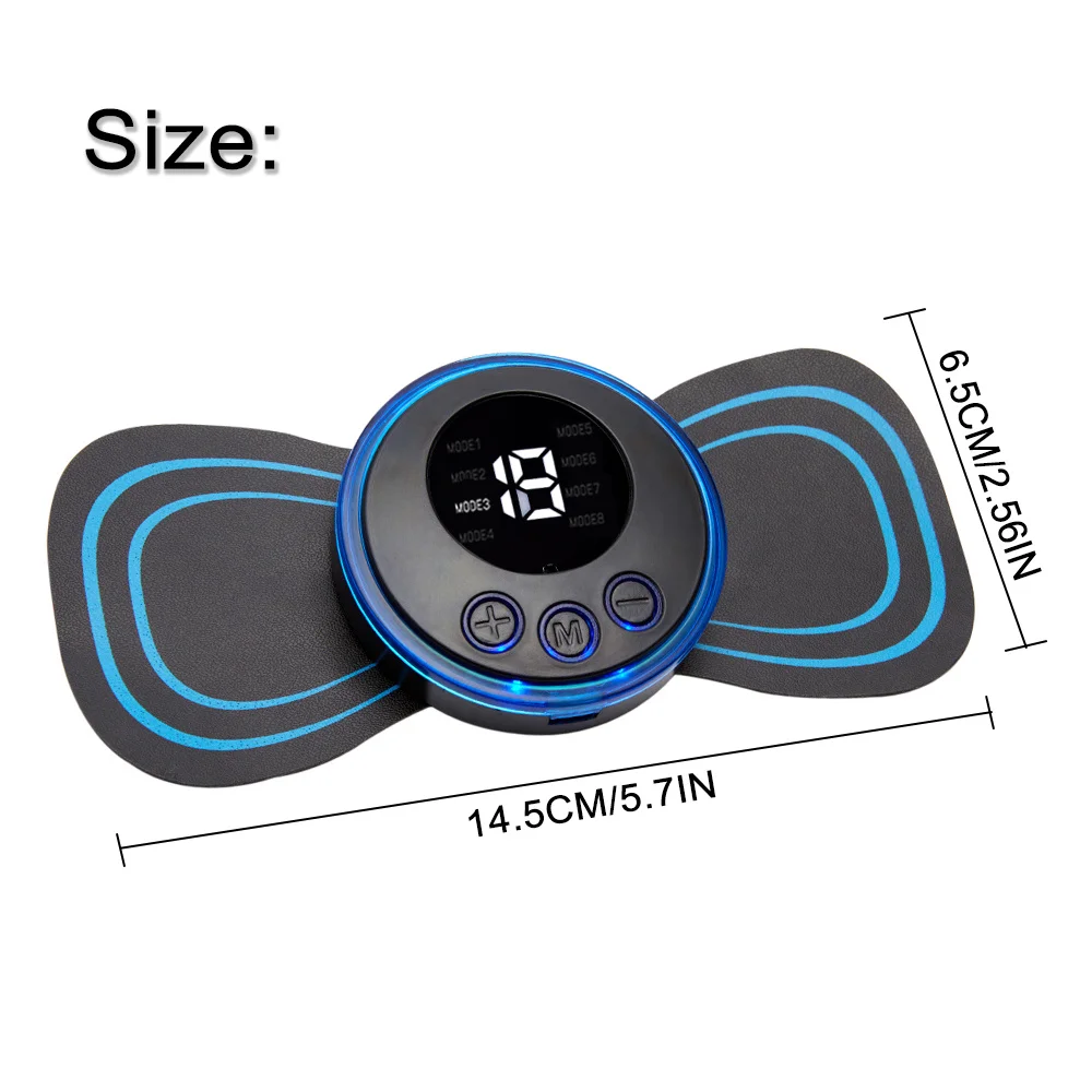 Cervical Spine Massager Intelligent Electric Neck Massage Patch Portable Charging Relieve Muscle Pain Relax Shoulders