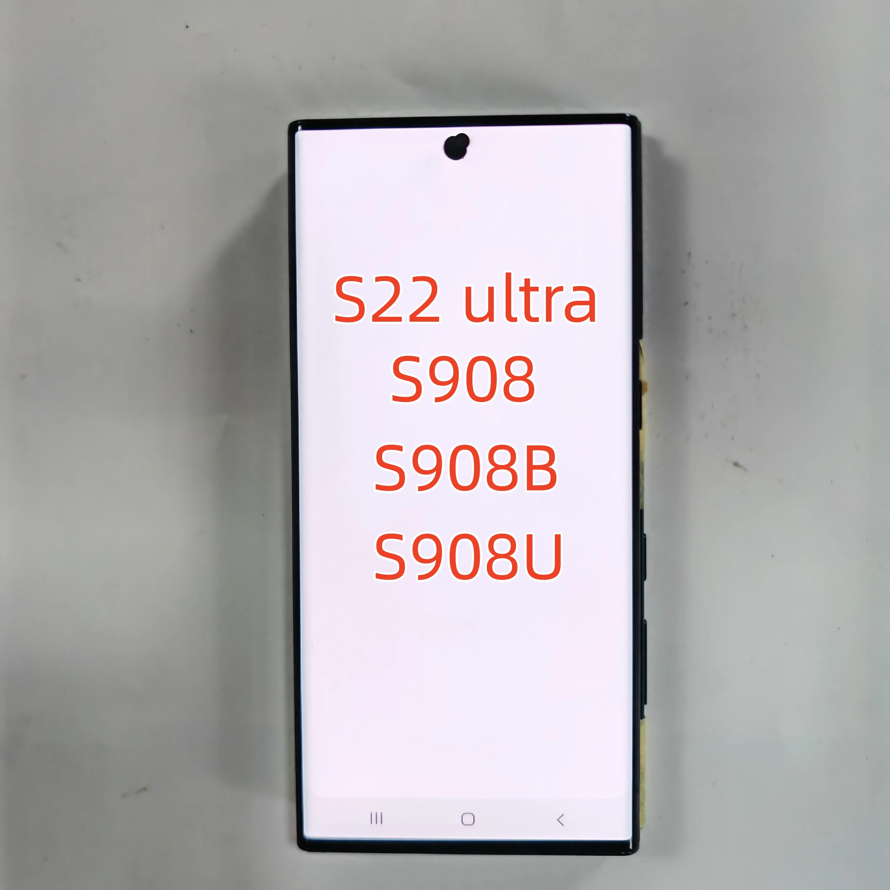 Original 6.8'' Frontal Display For Samsung S22 Ultra Lcd Touch Screen