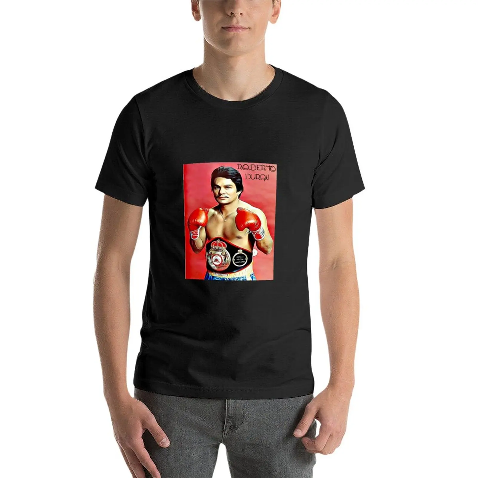 New roberto duran T-Shirt Oversized t-shirt shirts graphic tees custom t shirts design your own t shirt men