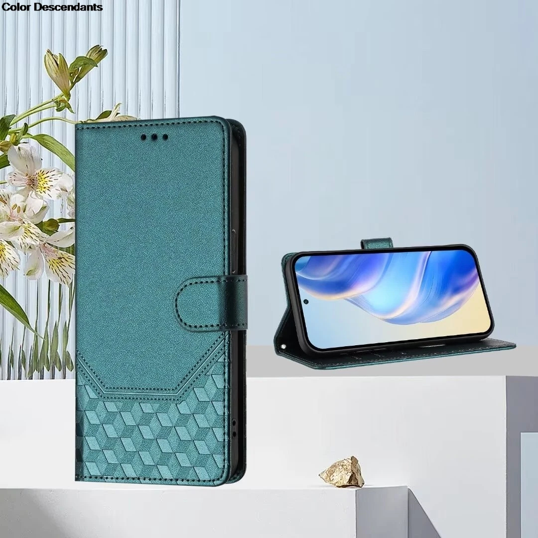 Premium Flip PU Leather Wallet Phone Case with Card Slot and Book Cover Design