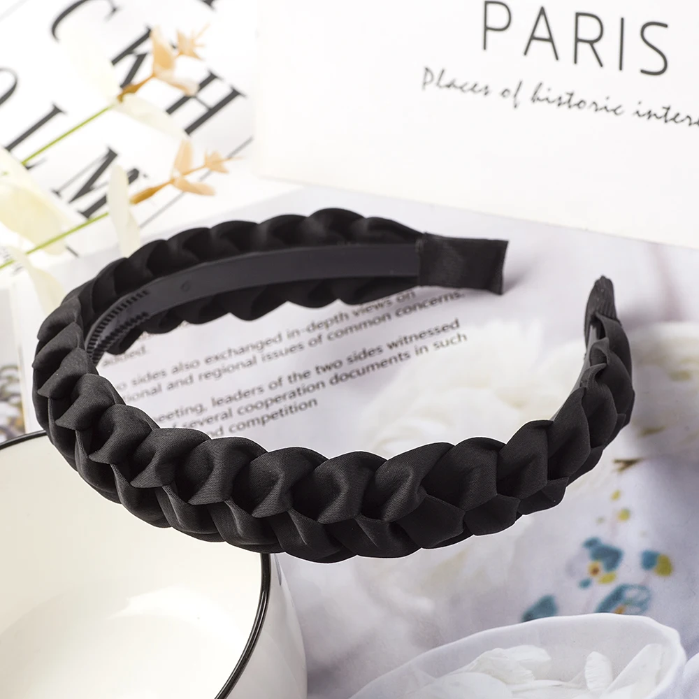Braided Elastic Non-Slip Hairband - Stylish Weaving Headband