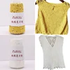 100g 800M 3mm Sequin cotton yarn DIY Knitted decoration Hand crochet KNITTING YARN 5