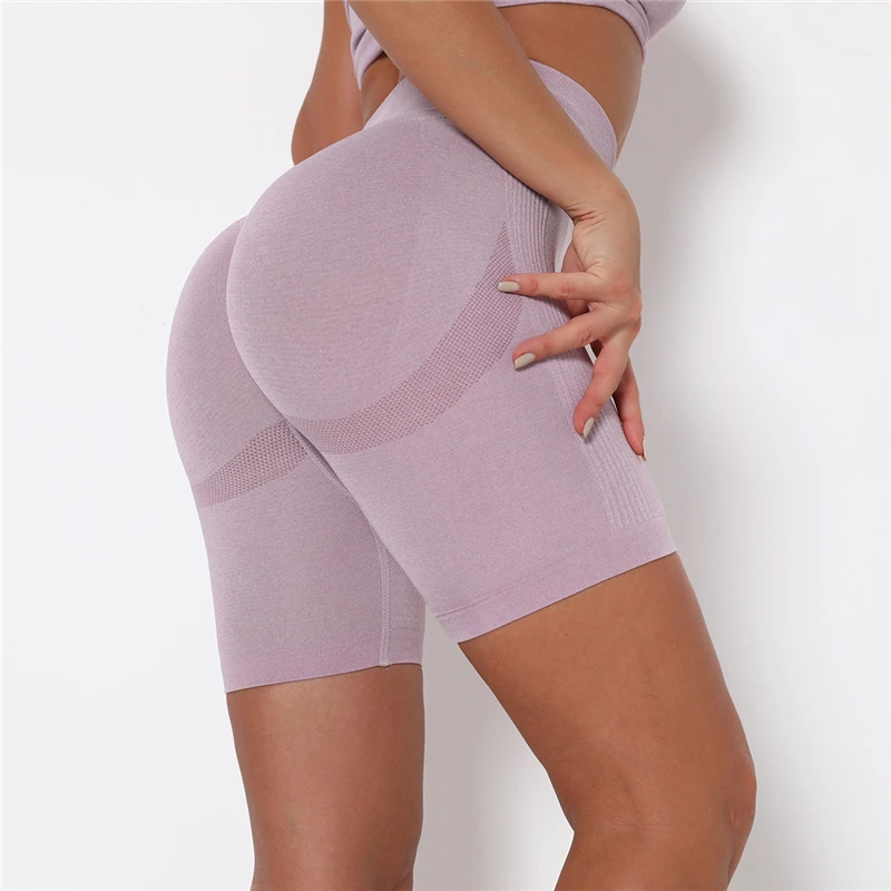Women Shorts Yoga Gym Shorts Seamless Gym Push Up Fitness Sports High Waist Workout Cycling Sports Clothes
