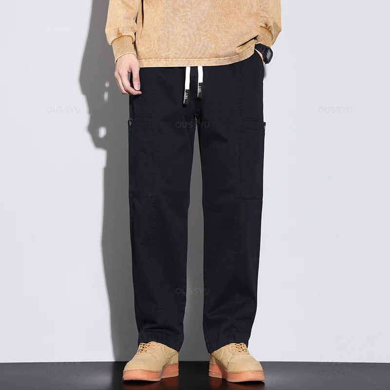 Men's Fleece Lined Cargo Pants – Warm Winter Work Pants, Relaxed Fit Sweatpants With Pockets