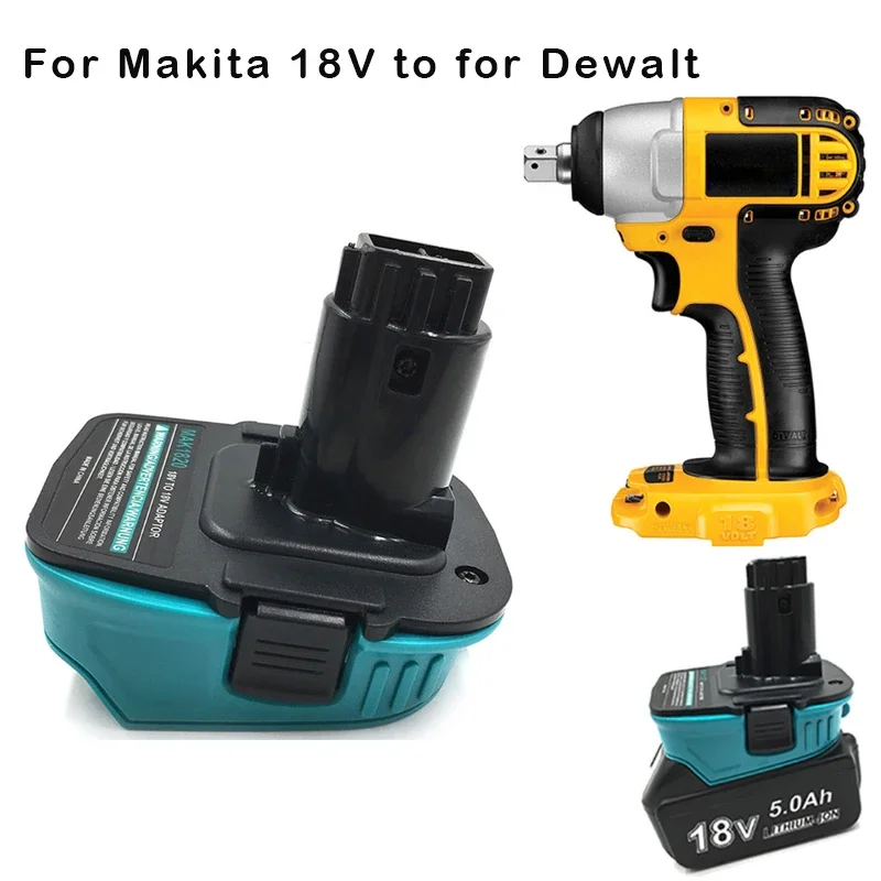 Makita-adaptador de Bateria para Baterias Dewalt Bateria Li-ion 18v Converter para Makita Dewalt Dc9096 Ni-cd Ferramentas Ni-mh Bl1830 Bl1860