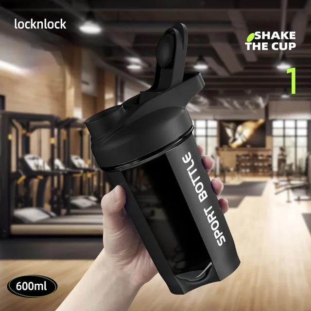 GIANXI Summer Shaker Cup Outdoor Travel Sports Cup Leakproof Water Bottle Protein Powder Cup Portable Plastic Cup Protein Powder 6