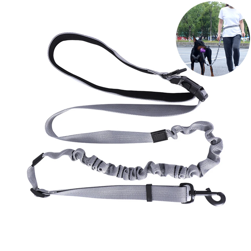 

High Quality Hand Free Dog Leash for Pet Walking Running Jogging Dog leashes Waist Belt Chest Strap Traction Rope Pet Supplies