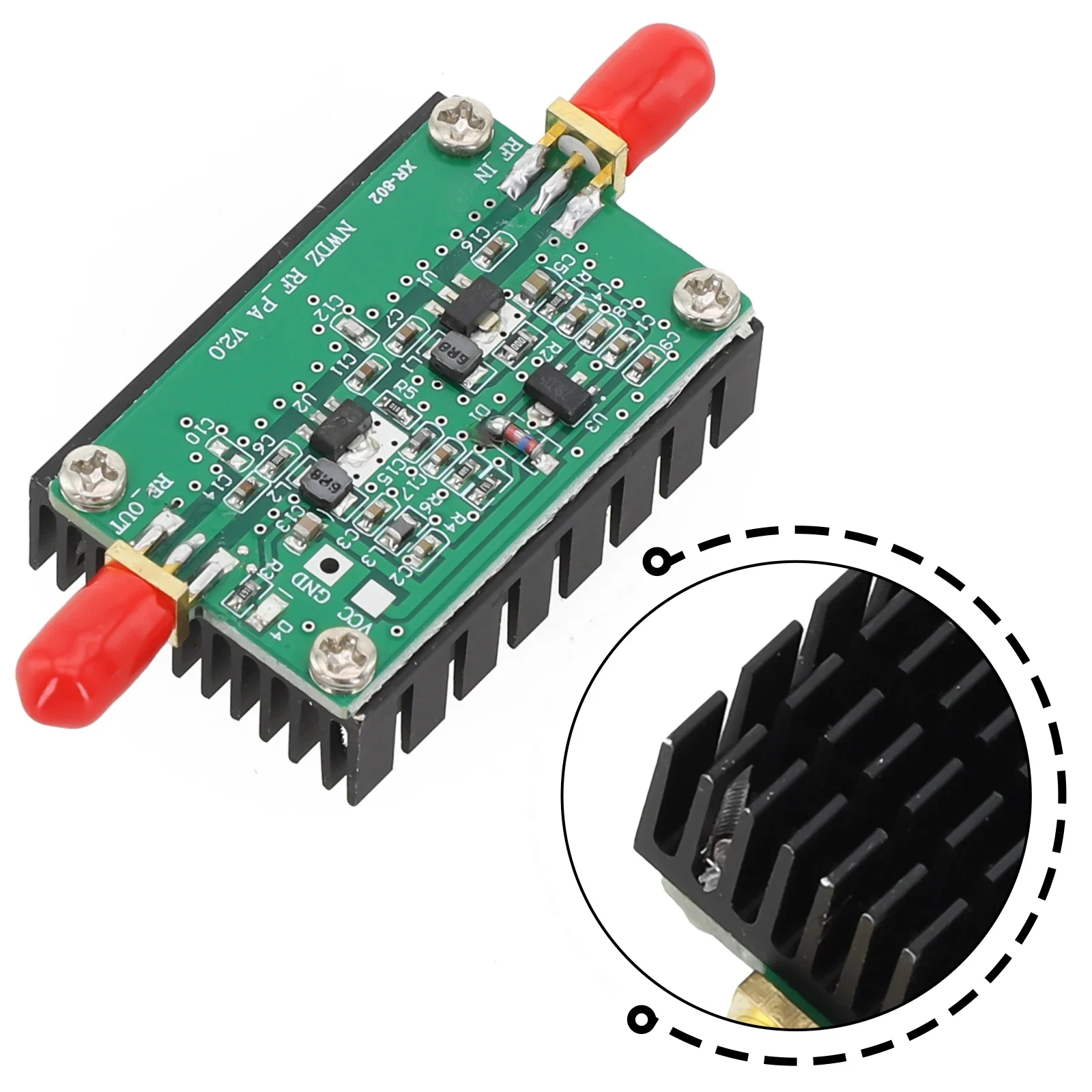 햄 라디오용 RF 파워 앰프, 2MHZ-700MHZ, 3W HF VHF UHF FM 송신기, 7X3 Cm 도구 액세서리