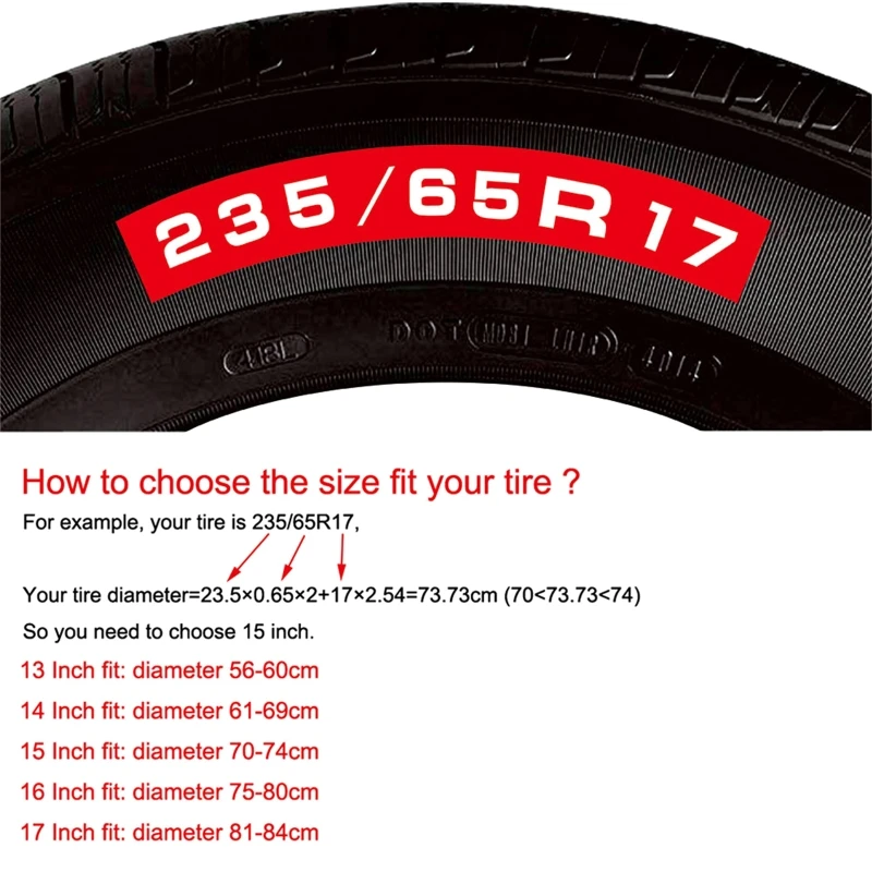 090E 14" 15" 16" 17" 4WD 4x4 PVC Leather Spare Wheel Tire Cover for Case Bag Protector for Camper Travel Trailer Car tire cover