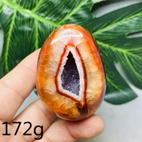 Natural Gemstone Geode Agate Polished Colorful Crystal Original Mineral Specimen Home Room Decoration Energy Healing 1