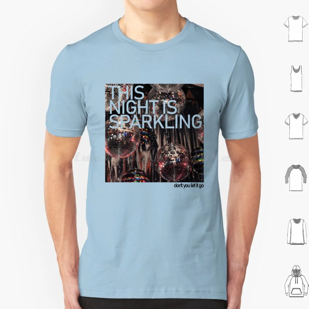 This Night Is Sparkling Eras T Shirt 6Xl Cotton Cool Tee Taylors Version Taylor Album Taylor Track List Swiftie Swiftie Tour