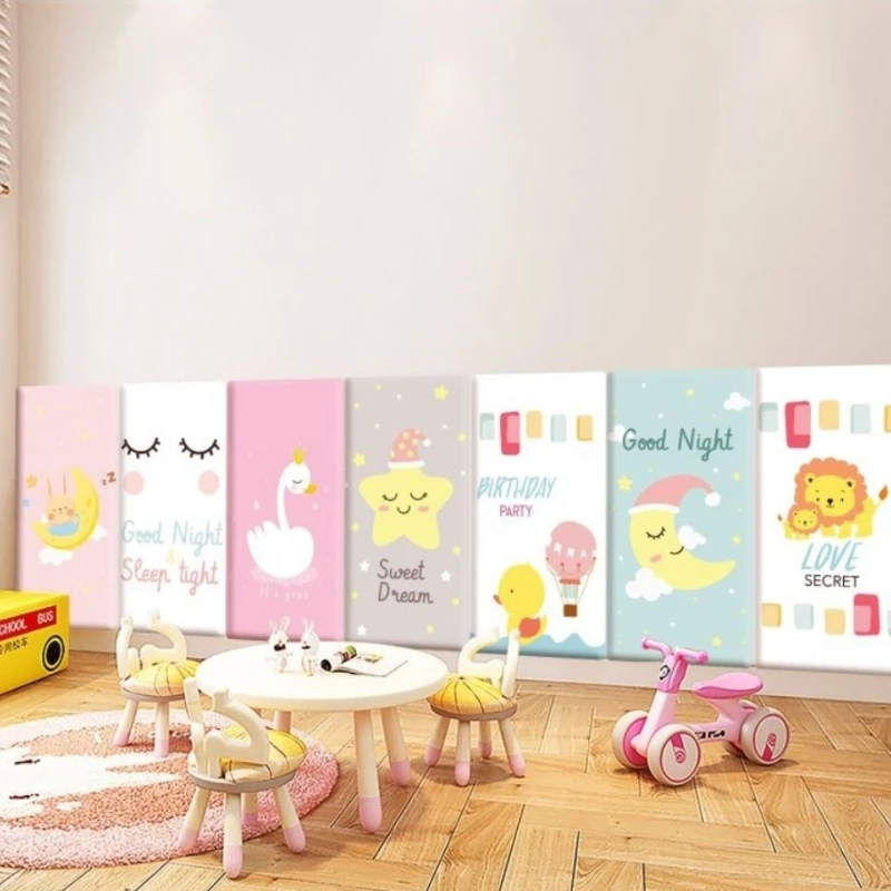 Bed headboard sticker childrens bed headboard Bed Headboard Cartoon Adhesiva Head Board Kids Bedroom decals Cabecero Cama 90 135 150 160cm Bed Head Tete De Lit Wall Stickers