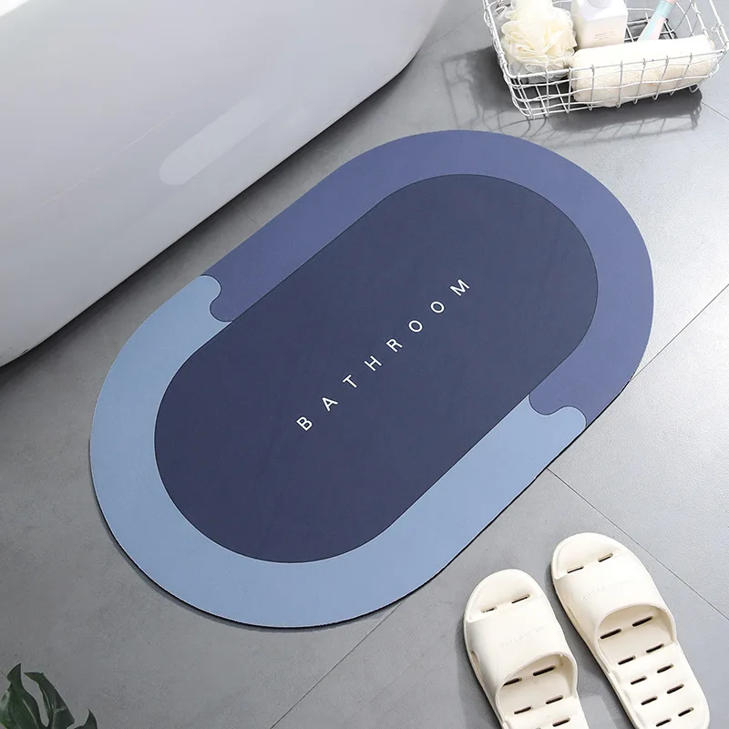 

Super Absorbent Bathroom Rug Anti-skid Bath Mat Instant Drying Bath Mat Floor Carpet Home Shower Proof Anti-Slip Bathroom Mats