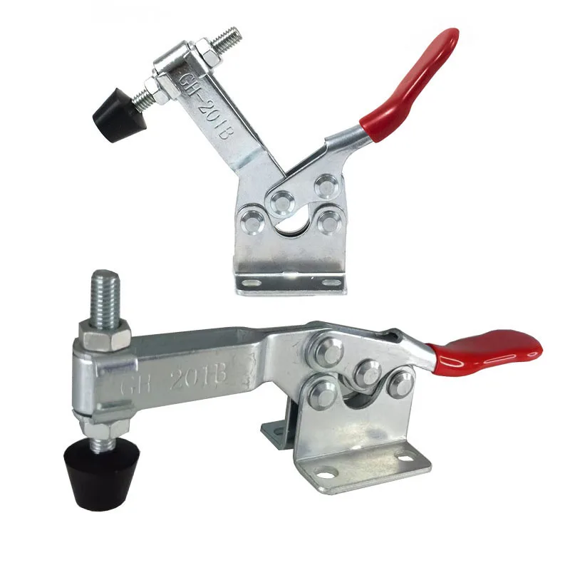Toggle Clamp Ferramenta de Mão Curso de Êmbolo Horizontal Metal Push Pull Soldagem Ferramentas Fixação Fixação Rápida Pcs Alta Qualidade