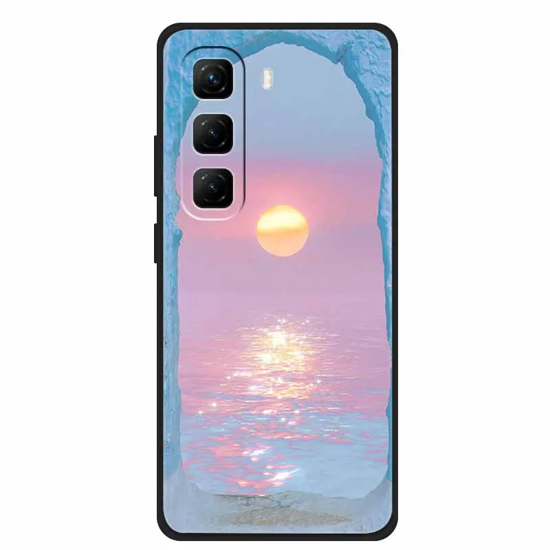 Stylish Painted Soft TPU Silicone Phone Case - Fashion Back Cover