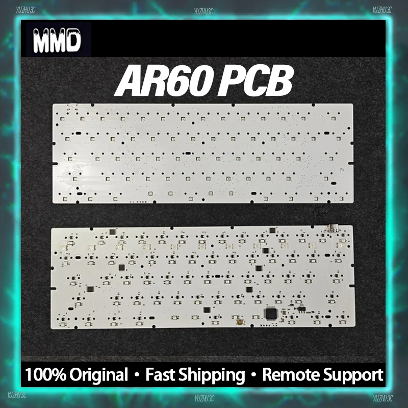 MMD AR60 HE ゲーミングキーボード PCB ホール効果スイッチ 0.005ms RT