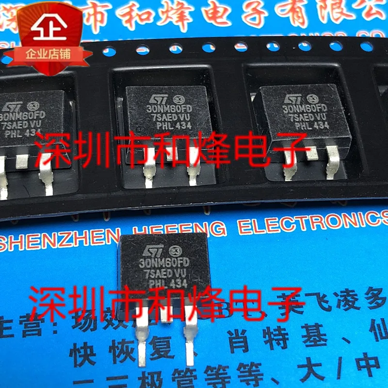 

5PCS-10PCS 30NM60FD STB30NM60FD TO-263 600V 30A NEW AND ORIGINAL ON STOCK